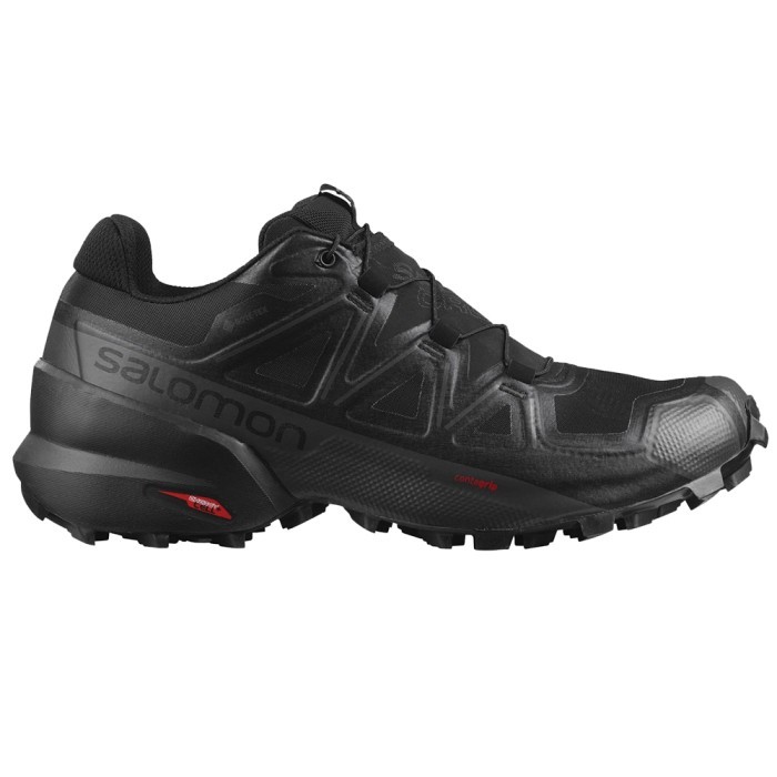 TERBARU Salomon Mens Speedcross 5 GTX - Black
