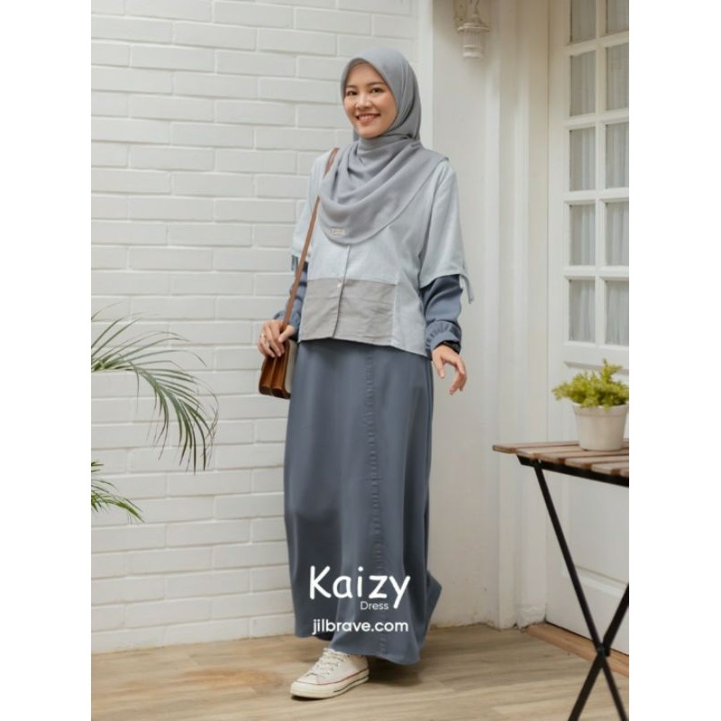 KAIZY DRESS | KENZY SHIRT | EZZY COUPLE JILBRAVE | Gamis Set Outer Couple Kemeja Casual | Couple Leb