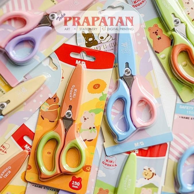 

Premium Gunting M&G 15cm Character With Safety SS913 | M&G Scissors
