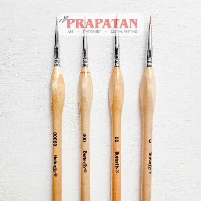 

Premium Kuas Lukis Liner Detail Butterfly No.00000-0 | Butterfly Detail Liner Brush