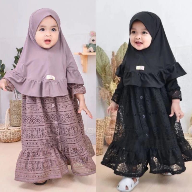 Baju Muslimah Bestsel Ansk Gamis Muslim Anak Perempuan Usia Gmis Anak Games Anakk Maxi Pakaian Gaun 