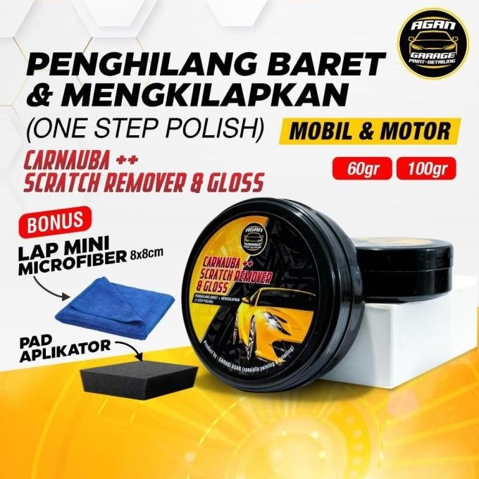 Bonuskan Garasi Agan / Penghilang Baret Body Motor / Penghilang Baret Body Mobil / Penghilang Baret 