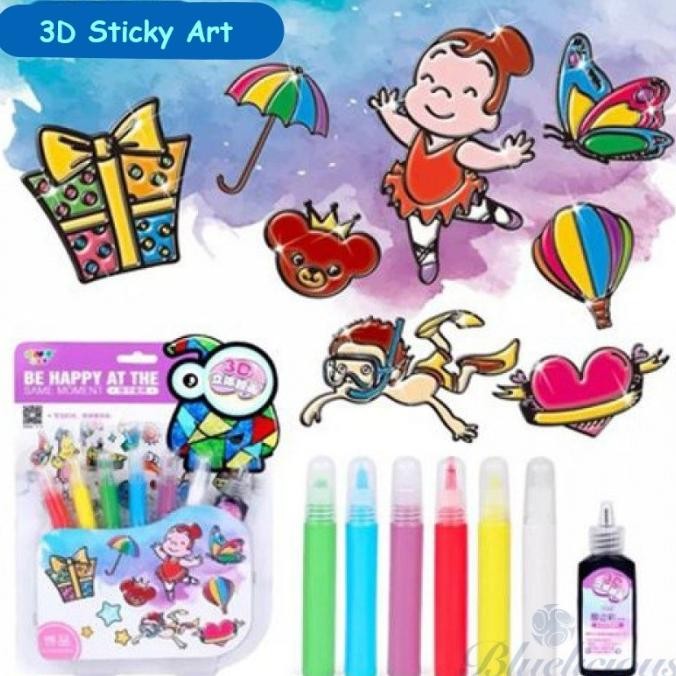 

Sale 3D Instant Sticky Art - Diy Painting Gel