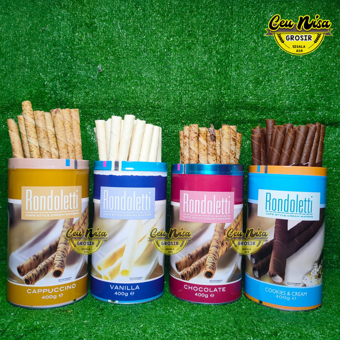 

TERLENGKAP RONDOLETTI 400 GR/ ASTOR RONDOLETTI WAFER STICK 400 GR