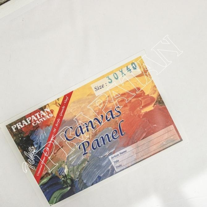 

New Arrival Canvas Panel Prapatan 40x50cm / Kanvas Lukis Panel