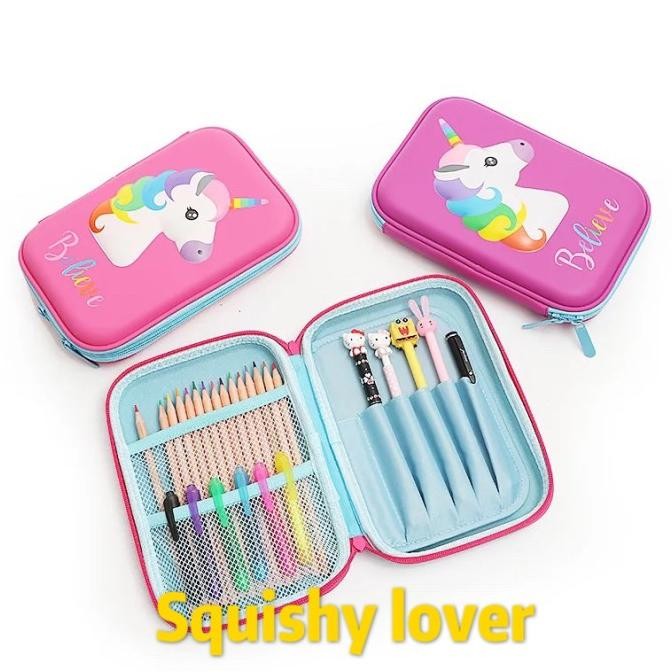 

Kotak Pensil Dan Alat Tulis Smiggle Eva Hardcase Unicorn 3D Waterproof Original Dan Terpercaya
