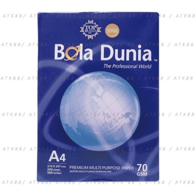

Sale Kertas Hvs Bola Dunia A4S 70 Gr
