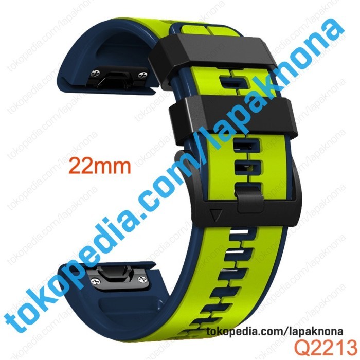 Terlaris Produk QUICKFIT 22mm Strap Garmin Fenix 7 6 5 Plus Pro Solar 955 Quatix Tali