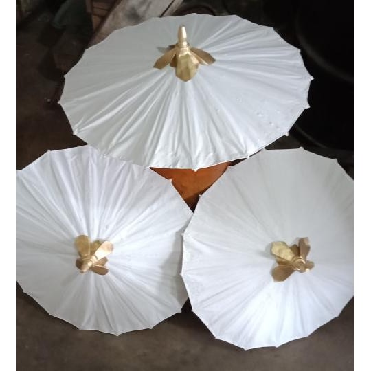 

Sale Payung Kertas Putih Polos Dimeter 55 Cm