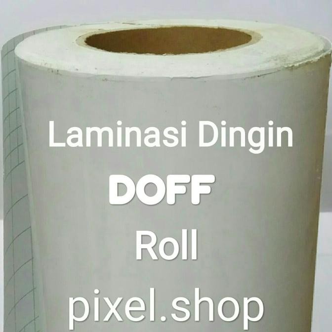 

Sale Stiker Plastik Laminasi Cold Dingin Doff Dop Polos Roll Sticker