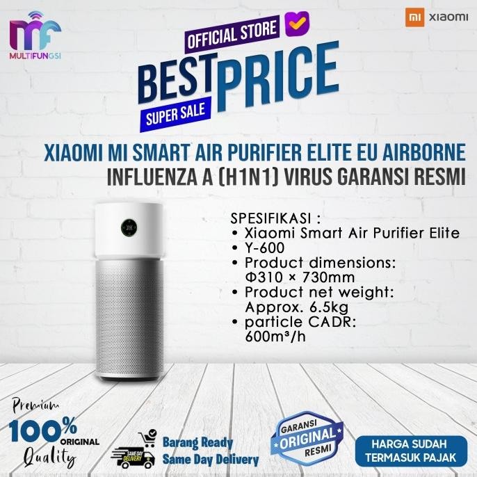 

Xiaomi Mi Smart Air Purifier Elite Eu Airborne Influenza A (H1N1) Virus Garansi Resmi