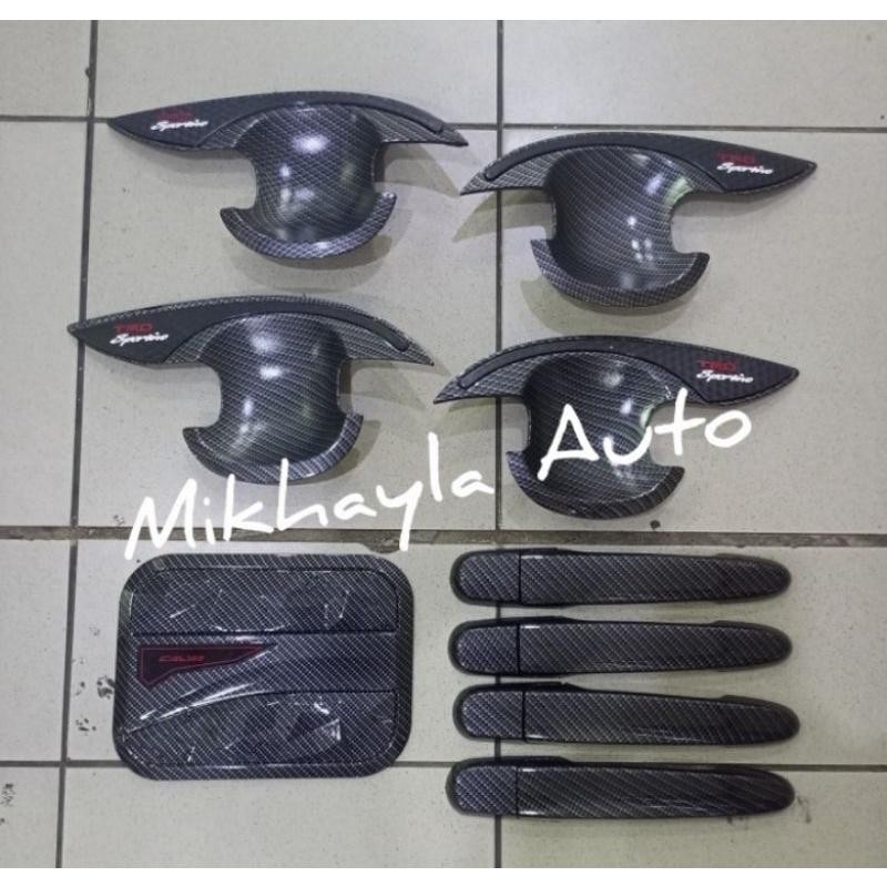 Paket Handle,Outer,Tank Cover Carbon Toyota Calya