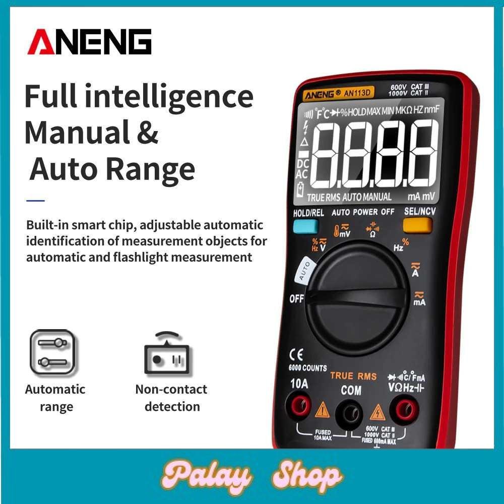 Affiliate Store ANENG Digital Multimeter Voltage Tester - AN113D FREE Ongkir