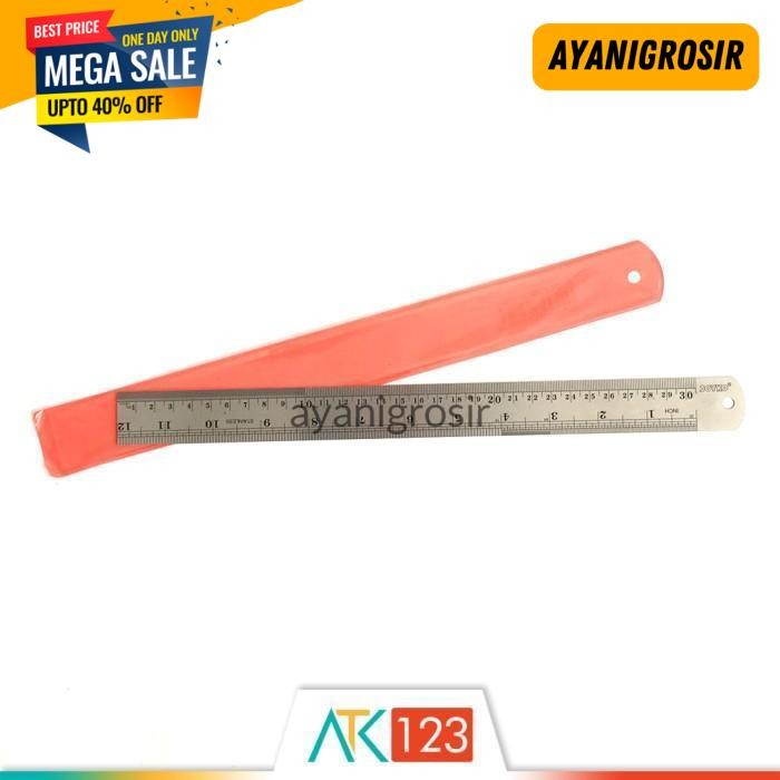 

HOT DEAL PENGGARIS BESI (STAINLESS) 30 CM - JOYKO BY AYANI GROSIR !!