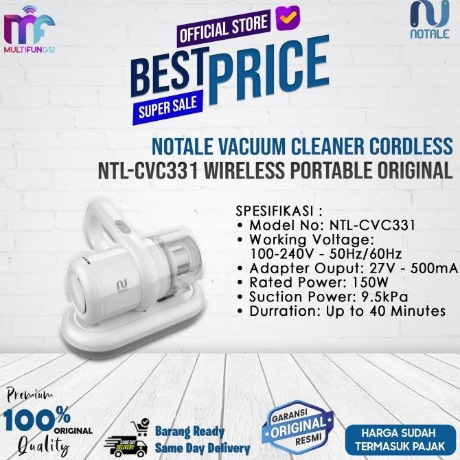 

Notale Vacuum Cleaner Cordless NTL-CVC331 Wireless Portable Original