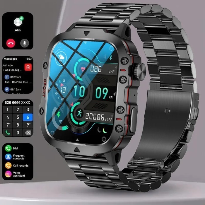 Aolon Smart Watch Military Ftiness Watches Ip68 waterproof Smartwatch