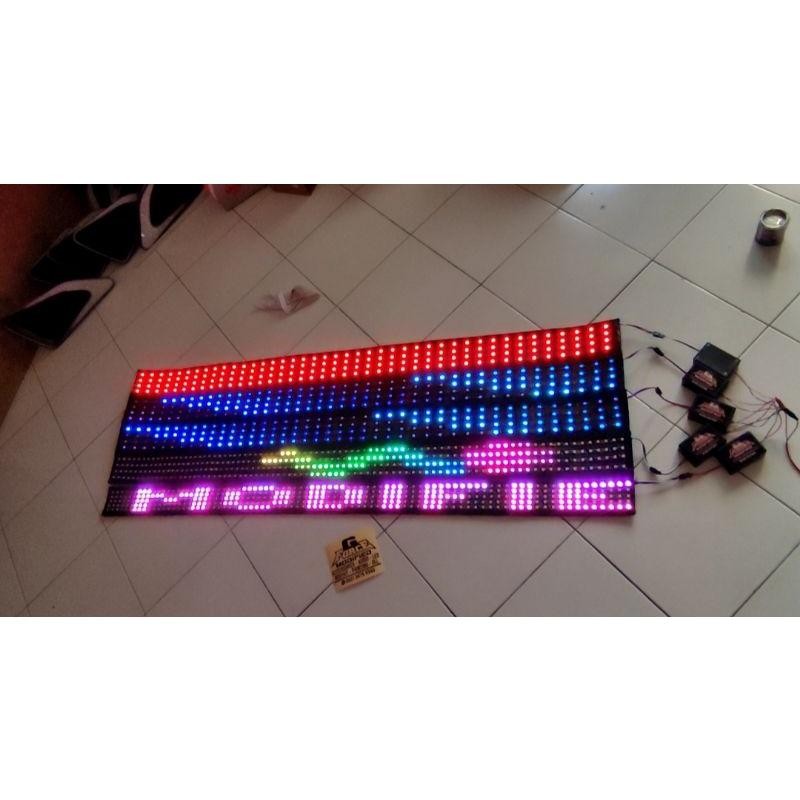 Lampu Strobo Running Text Nama Wifi Terbaru Canter Giga L300 Grandmax Futura Dyna Dll
