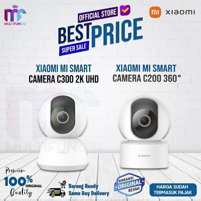 

Xiaomi Mi Smart Camera C200 1080P / C300 1296P 360 HD CCTV IP Cam