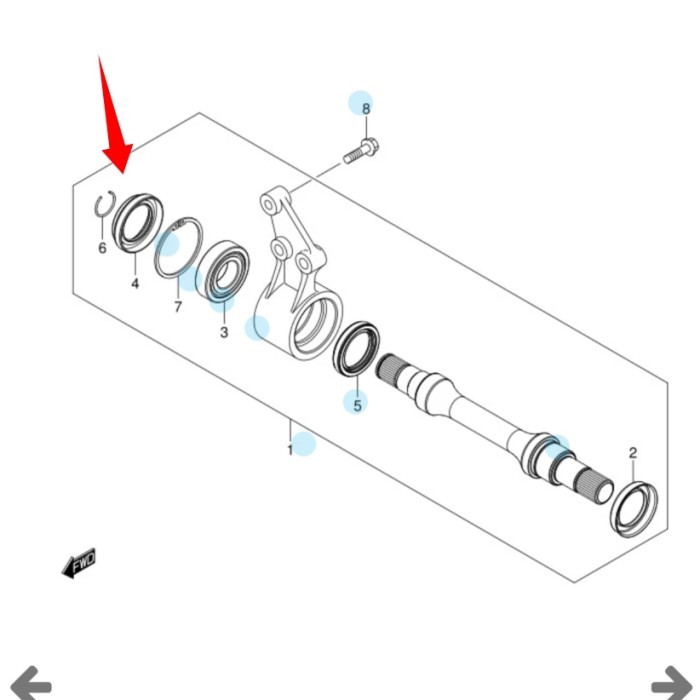 SEAL DRIVE SHAFT KANAN ERTIGA MT ORI SGP