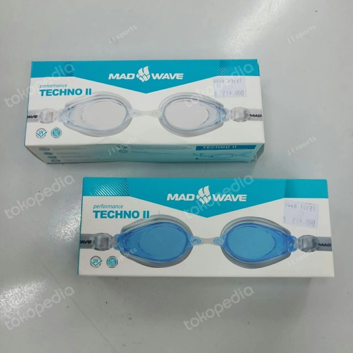 ORIGINAL Kacamata kaca mata renang swimming goggles madwave techno 2