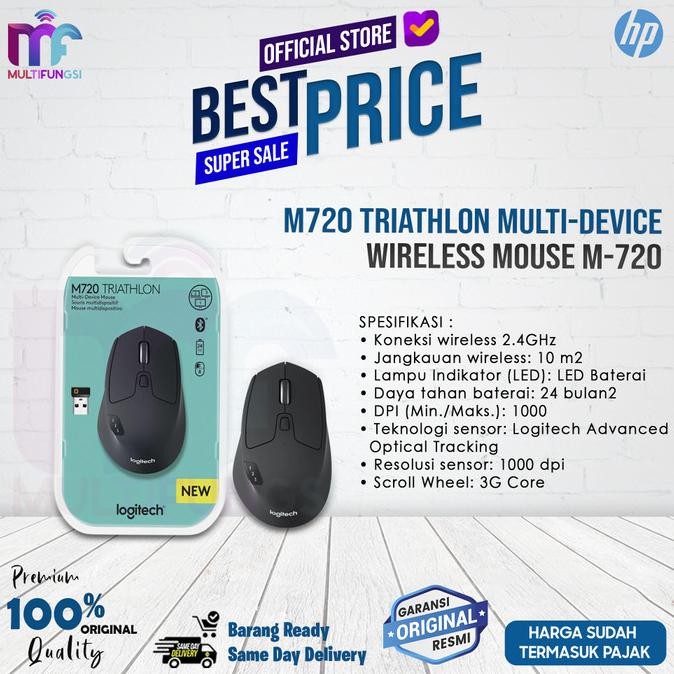 

M720 Triathlon Multi-device wireless mouse M-720