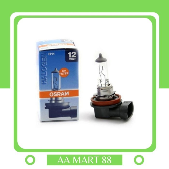 MADE IN GERMANY LAMPU H11 55V 12V MERK OSRAM ORIGINAL