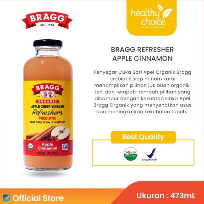 

Bragg Organic Apple Cider Vinegar Refreshers Apple Cinnamon 473ml