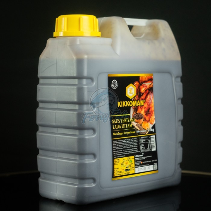 

Kikkoman Bla Pepper Teriyaki - Saus Teriyaki Lada Hitam 5,7Kg