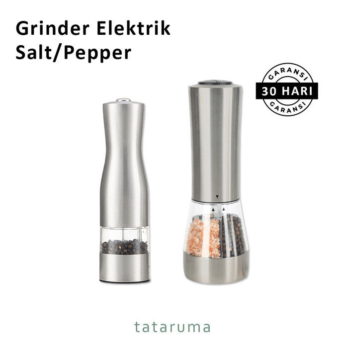 

Ginda - Grinder Ggiling Otomatis Elektrik Lada/Garam Stainles Steel
