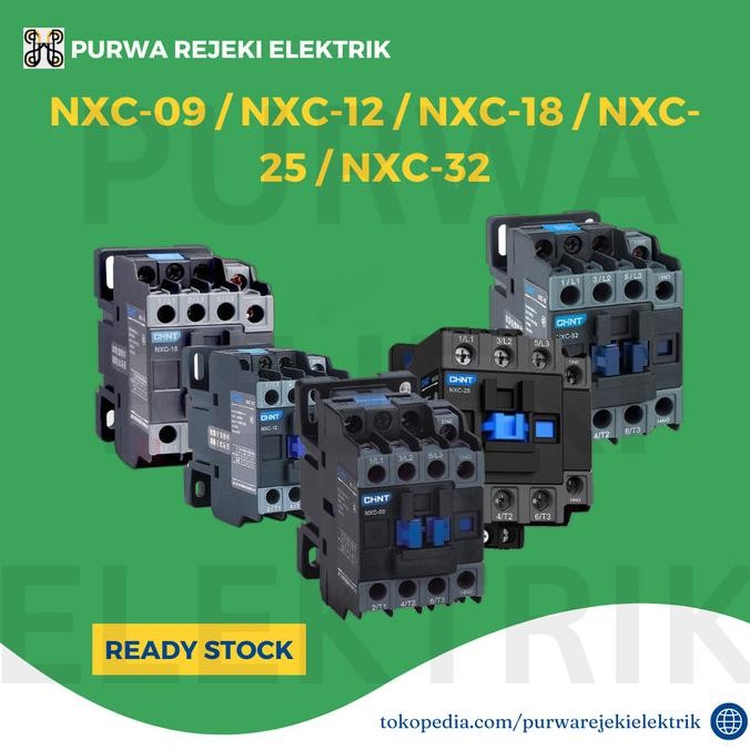 Kontaktor / Contactor Chint Nxc-09 / Nxc-12 / Nxc-18/ Nxc-25 / Nxc-32 Termurah