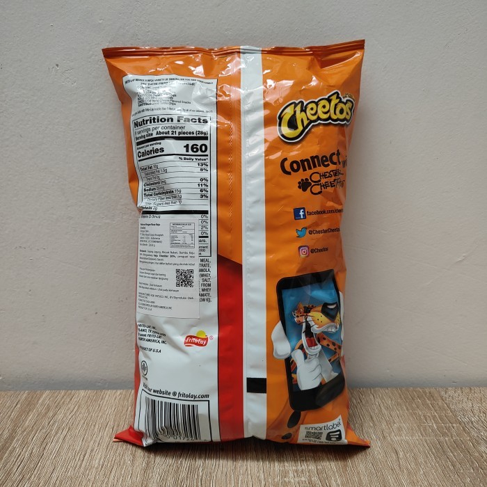 

Ready Gas!!! Cheetos Crunchy Real Cheese 8Oz - Snack Cheetoz Cheddar Usa 226Gr