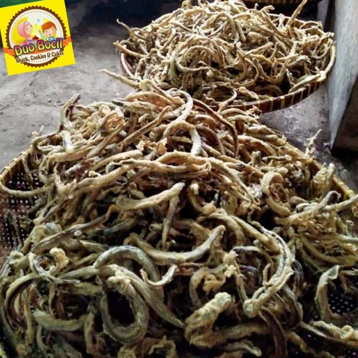 

Ready Gas!!! Keripik Ikan Belut Gurih Asli Klaten 500 Gram