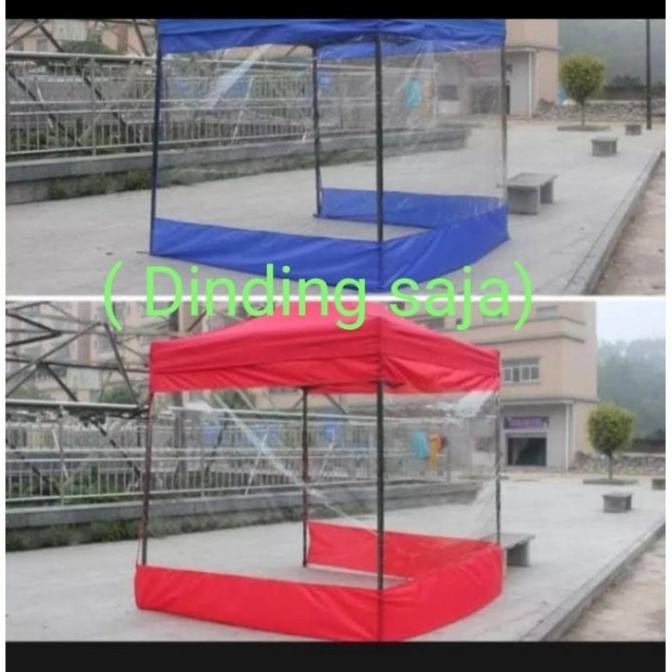 Tirai Tenda, Dinding Tenda, Tutup Samping Tenda Uk 2X2