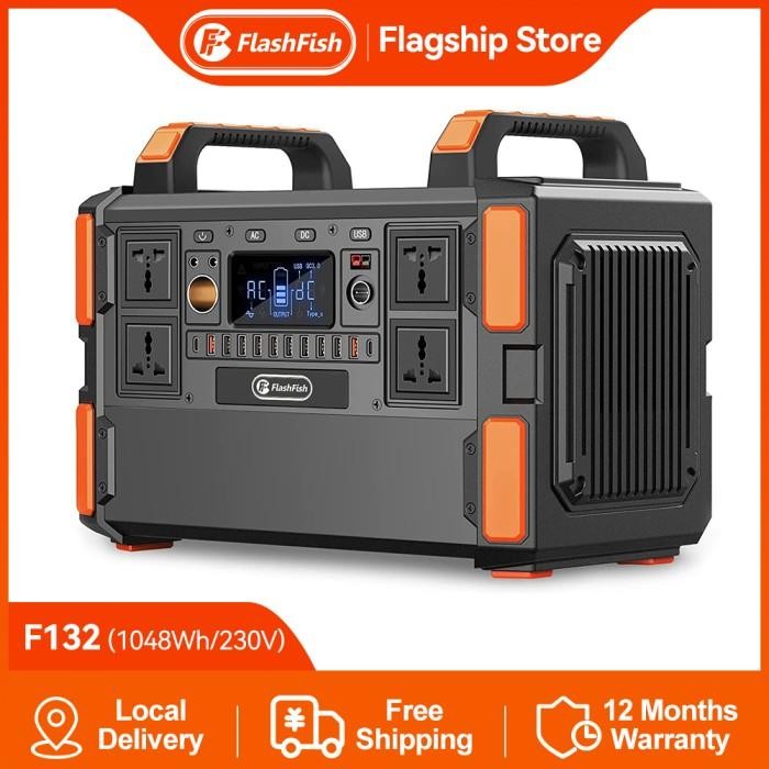Flashfish F132 Portable Power Station 1048Wh 1000W Power Supply