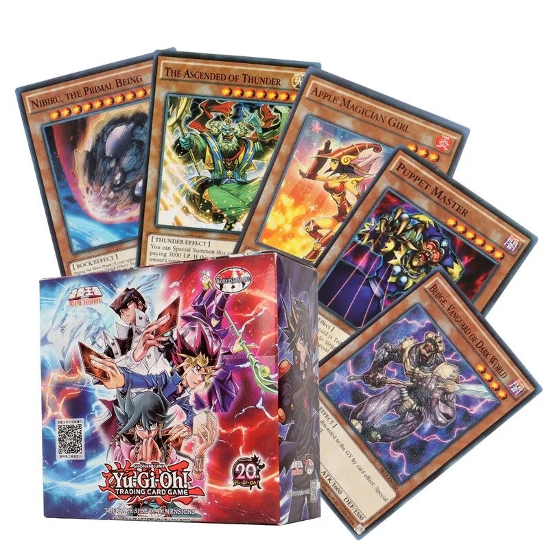 240Pcs Yu-Gi-Oh Anime Cards Blue Eyes Dark Magician Exodia Obelisk Slifer Ra Yugioh Card Kids Christ