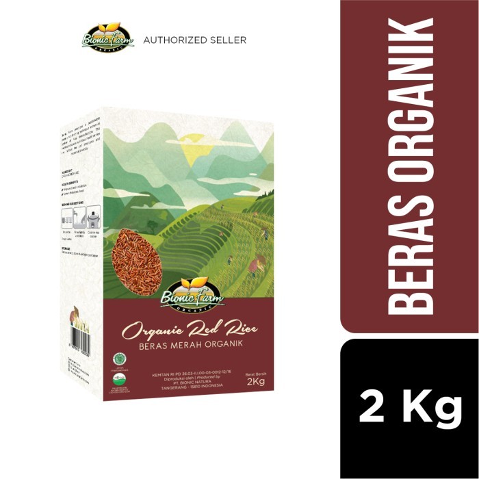 

TERBARU Bionic Farm Beras Merah Organik 2Kg