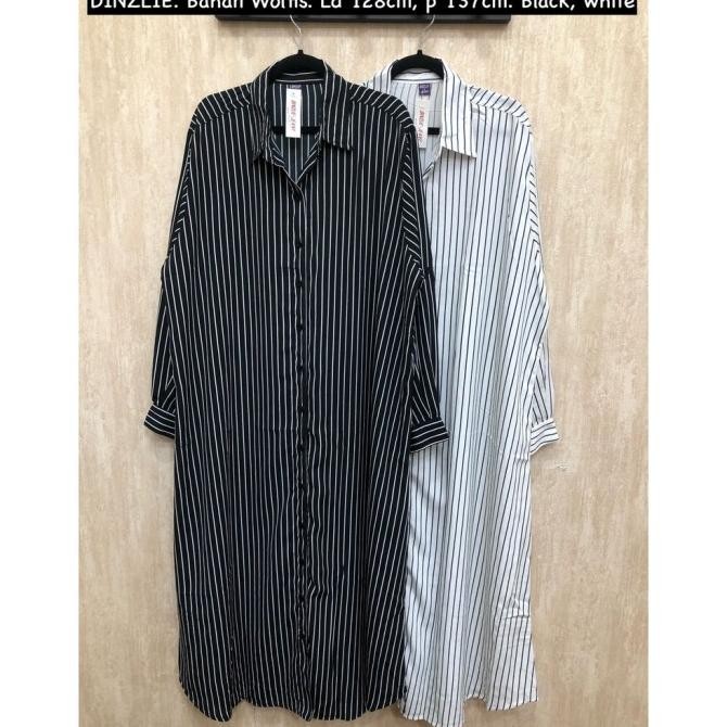 GAMIS LONGDRESS WOLFIS MOTIF SALUR GARIS BIGSIZE JUMBO CS