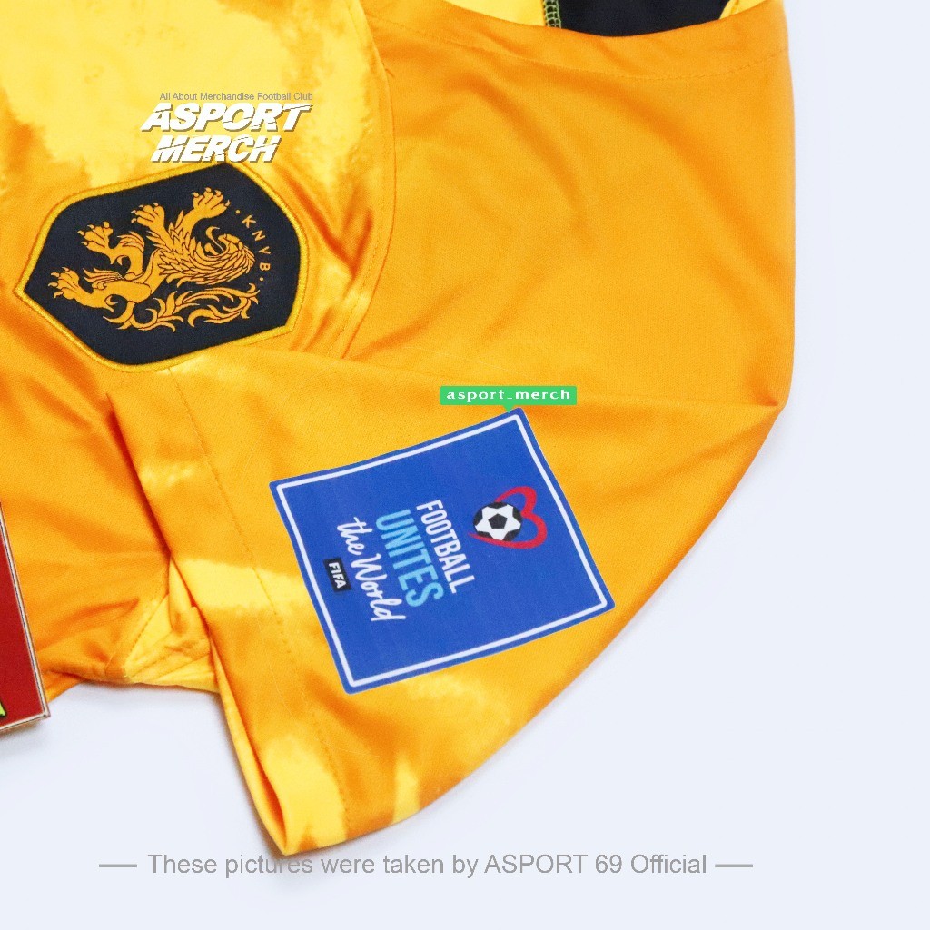 JERSEY BOLA BELANDA HOME WORLDCUP 2022 2023 JERSEY NETHERLANDS