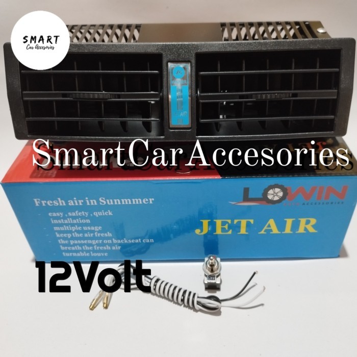 TERMURAH - Kipas Angin Mobil Truck Truk Jet air Blower Fan Ac 12 Volt