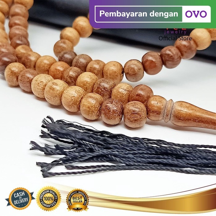 Tasbih Kayu Gaharu Wangi Bertuah 99 Butir - Vee Kalung Tasbih