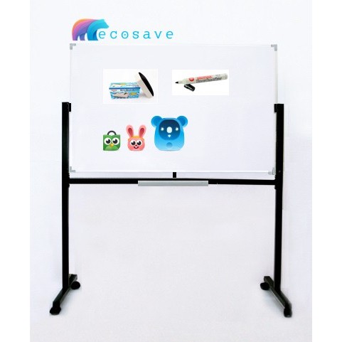 

TERBARU Whiteboard Standing Magnetik 60x90 cm EcoSave Papan Tulis Roda 60 x 90 BISA GRAB!