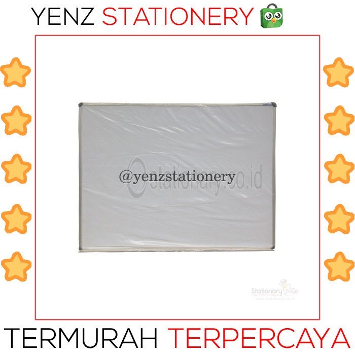 

TERBARU Papan Whiteboard Magnetik Gantung SAKANA Uk. 60 x 90