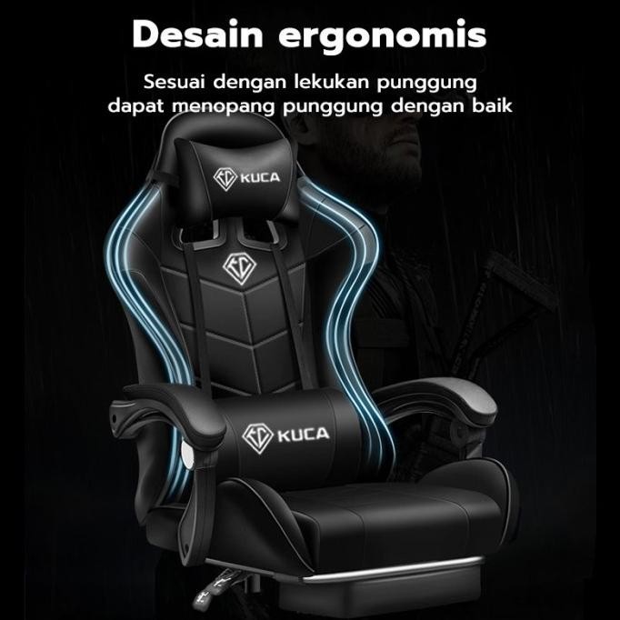 Kursi Gaming KUCA Kaki Kursi Nilon Biaya Kursi Hitam Kursi Kantor