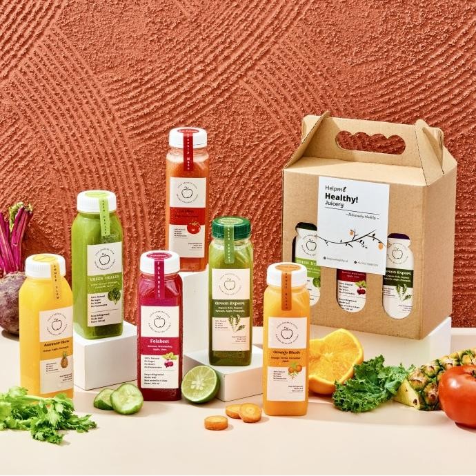 Healthy Hampers Pemulihan Kesehatan / Cold pressed juice 6 botol