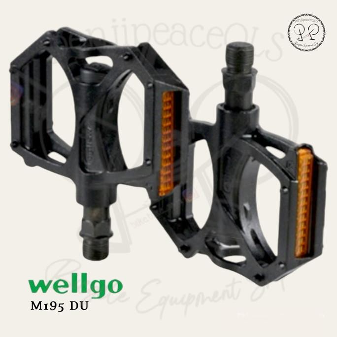 JUAL Pedal Wellgo M195 alloy Pedal bearing wellgo pedal alloy drat besar