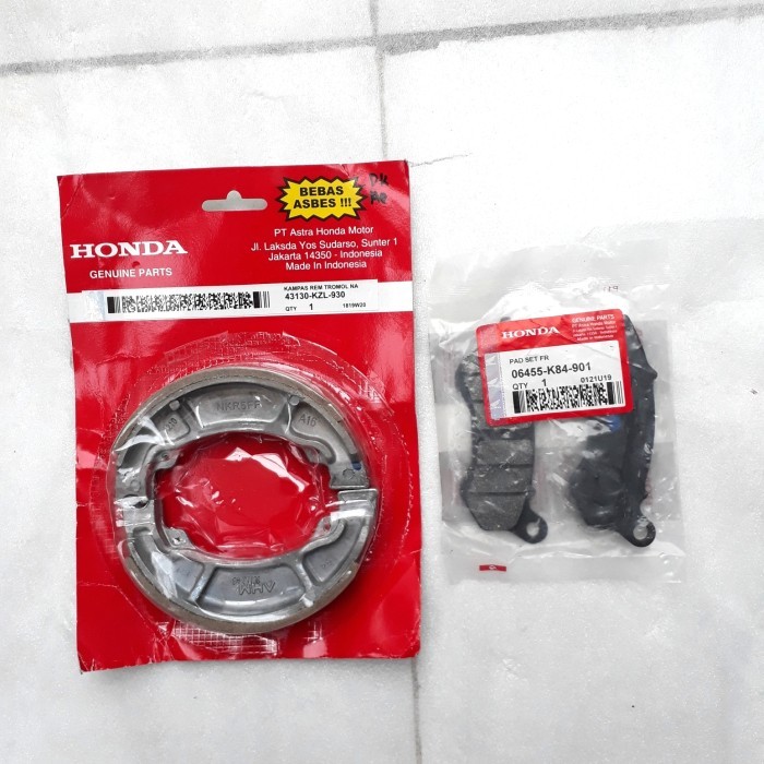 Promo Paket Kampas Rem Depan Belakang Pcx Cbu Vietnam