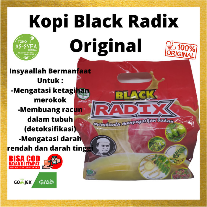 

Ready Stock Kopi Black Radix Pak Haji Isi 20 Sachet Jaminan Asli