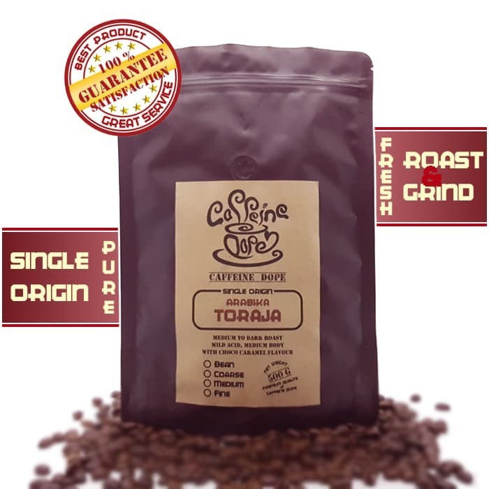 

Diskon Kopi Arabika Toraja 500 Gr Single Origin Bean/Biji & Ground/Bubuk