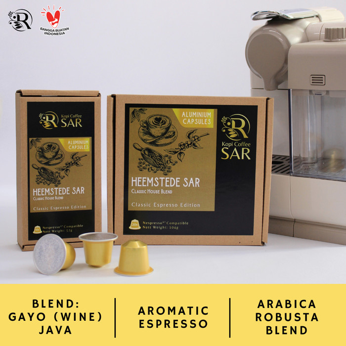 

Promo!! Harga Promo - Heemstede Sar Kopi Kapsul Nespresso Coffee Capsule