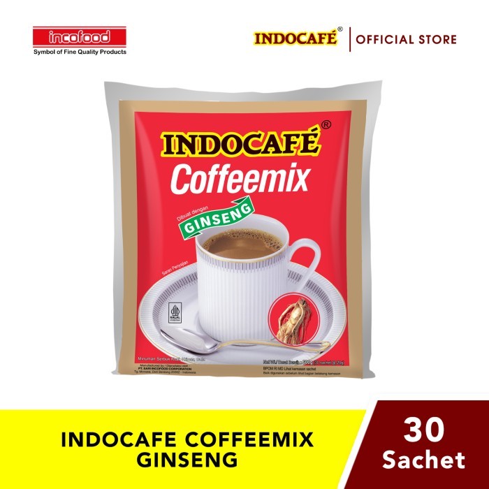 

Termurah Indocafe Coffeemix Ginseng (30 Sachet)